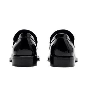 $990- Burberry 8080103 Men\'s Black Barbed Leather Casual Loafer Shoes - US 9.5 Burberry | Shoes | 99 Burberry 808003 Mens Black Barbed  main image 4